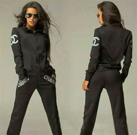 chanel tracksuit for ladies|Chanel tracksuit from china.